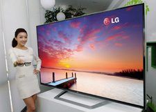 Az LG bemutatja a 84 hüvelykes 3D HDTV hangvezérléssel