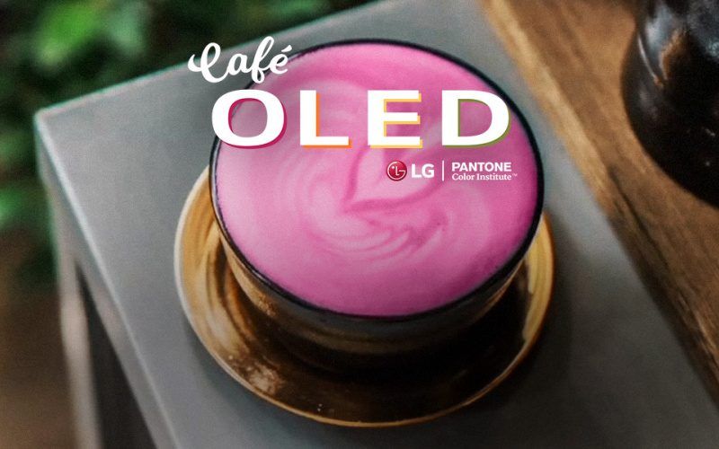 LG og Pantone slutter sig til kræfter til Café OLED Multi-Sensorisk oplevelse