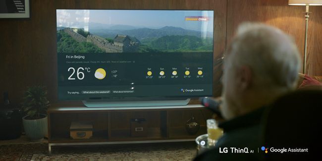 LG ٹی وی کو 2018 ٹی وی منتخب کرنے کے لئے گوگل اسسٹنٹ کی مدد کرتا ہے