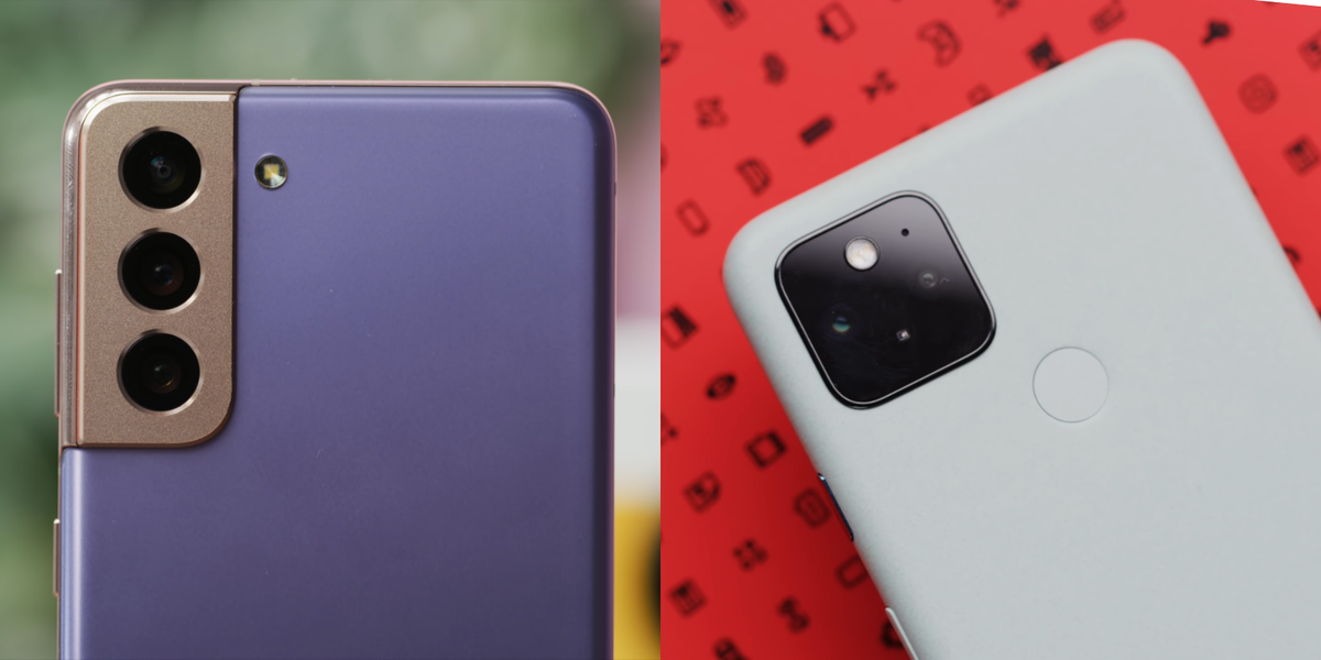 Samsung Galaxy S21 vs. Google Pixel 5: Hvilket flaggskip er bedre?