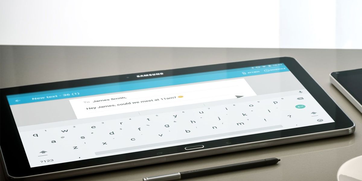 Tekstberichten verzenden en ontvangen op Android-tablets