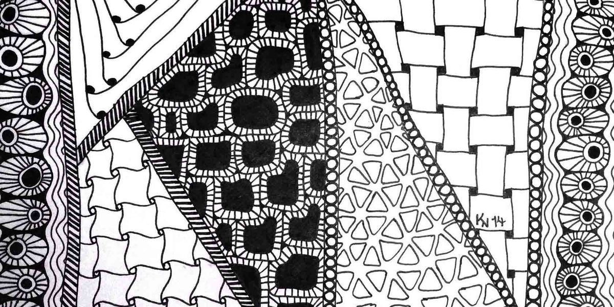 Avastage Zentangle'i jooniste kunst Doodle'i mustritega iOS -i ja Androidi jaoks