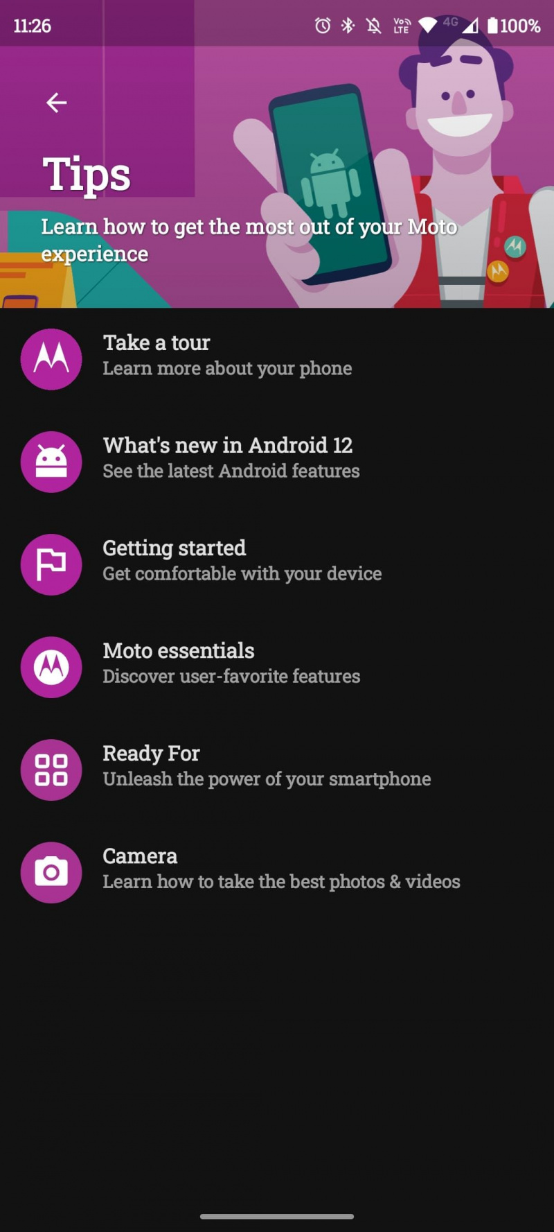   Una lista de consejos para usuarios de Motorola