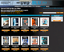 Warner Brothers, Blu-ray 디스크 용 DVD 매입