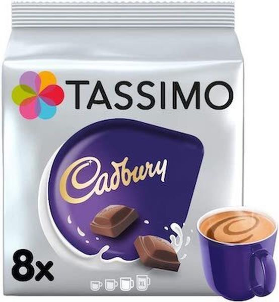 Dosettes de chocolat chaud Tassimo Cadbury