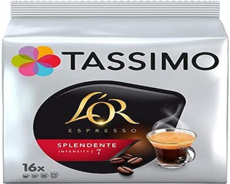 TASSIMO LOR Espresso Splendente Capsules de café T-Disc Dosettes