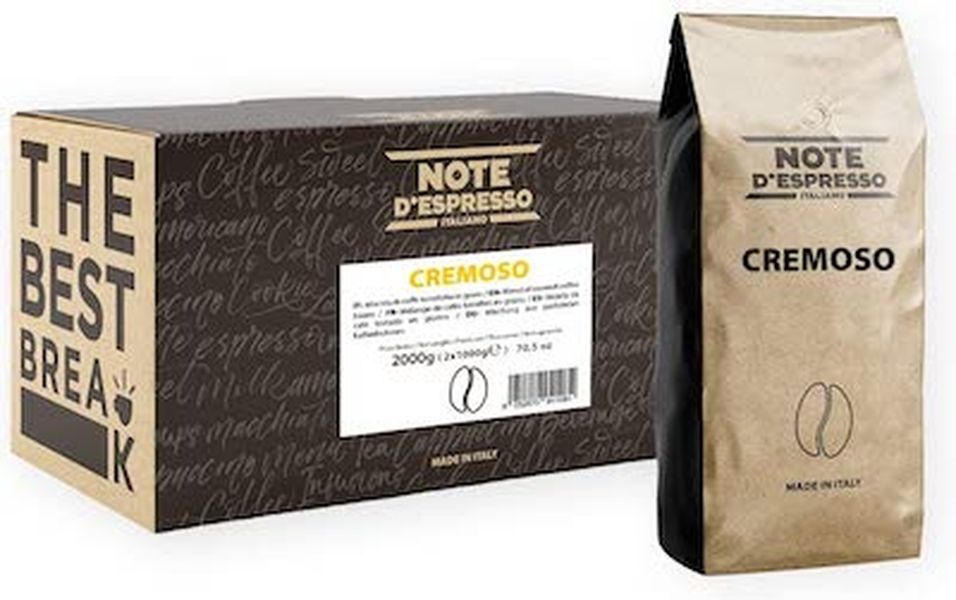 Note d Espresso- Krämiga kaffebönor