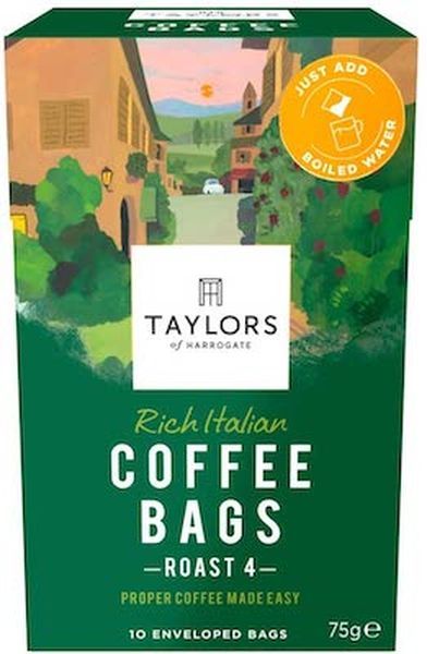 Sacs de café italien riche Taylors of Harrogate