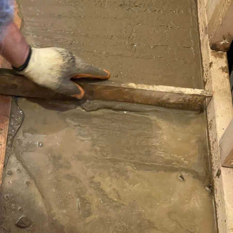hur man lägger ett betonggolv