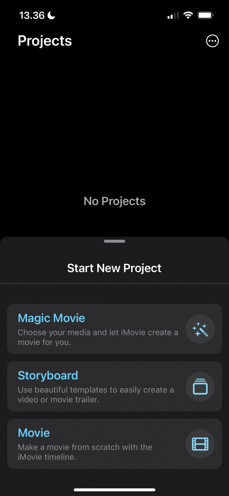   Realizați proiecte video iMovie Screenshot