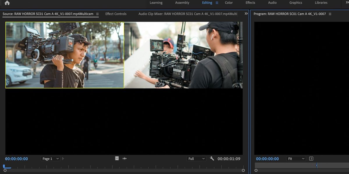 Как да създадете поредици от няколко камери в Adobe Premiere Pro
