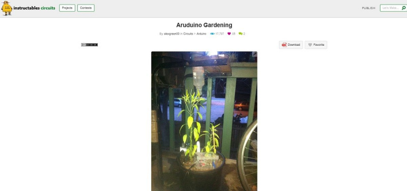   Näytön kaappaus DIY Arduino -puutarhanhoidosta