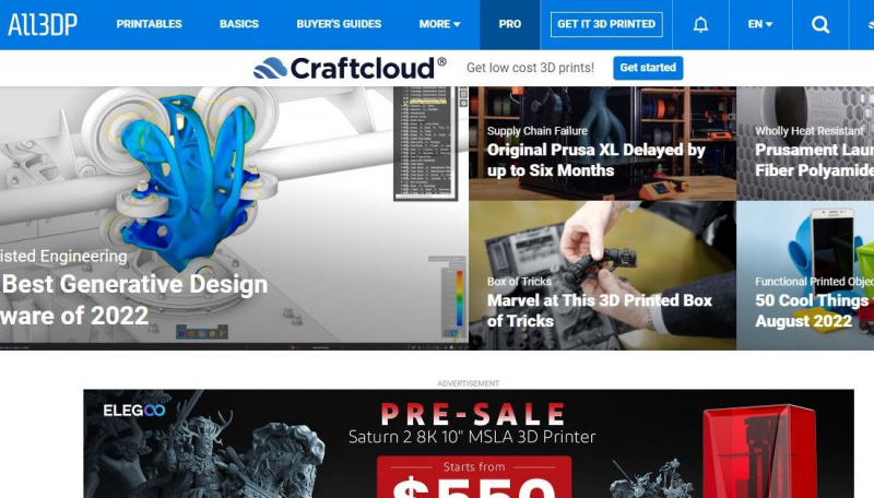 أفضل 10 مدونات ومواقع لتعلم الطباعة ثلاثية الأبعاد