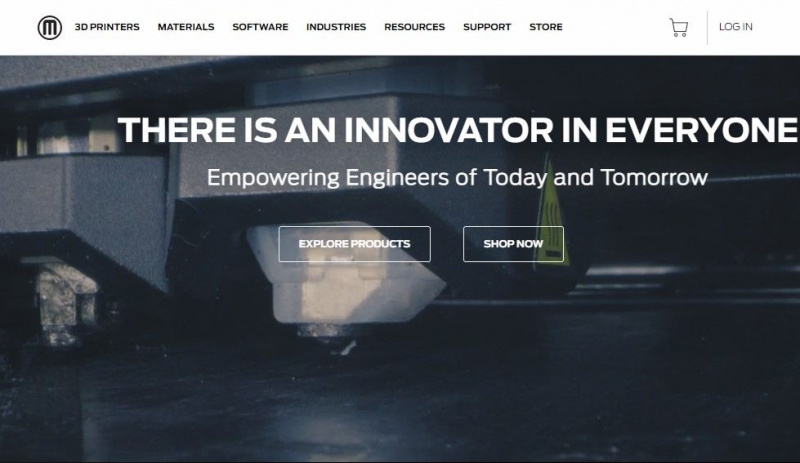   Makerbotのホームページ