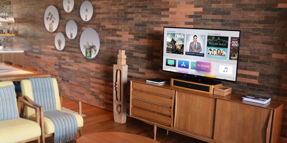 Hvordan sette opp og bruke Apple TV uten en fjernkontroll