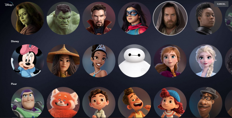  Disney Plus profila attēli