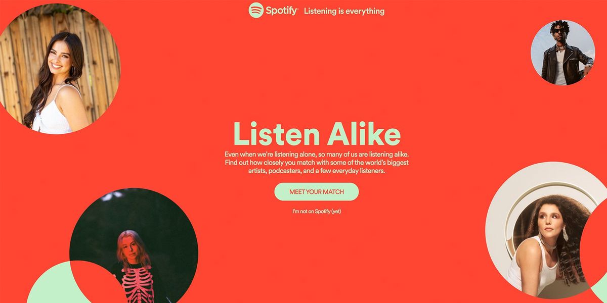 Cum se folosește Ascultați deopotrivă pentru a vă găsi meciul muzical pe Spotify