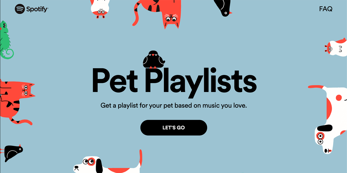 Cómo usar Spotify para mascotas para crear una lista de reproducción para su compañero animal