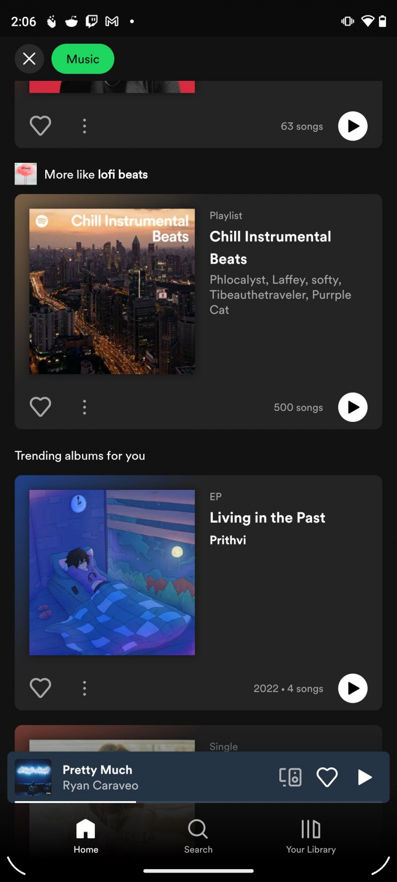 Kā Spotify jaunās mājas plūsmas palīdz jums uzzināt, ko klausīties nākamo