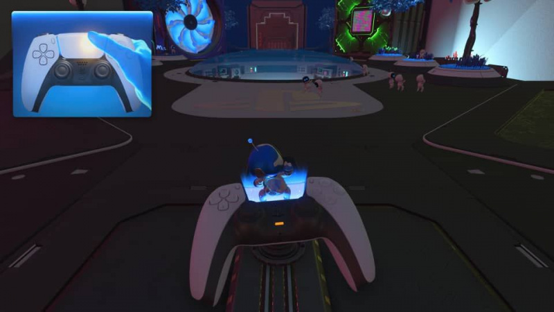   Een screenshot van Astro's playroom