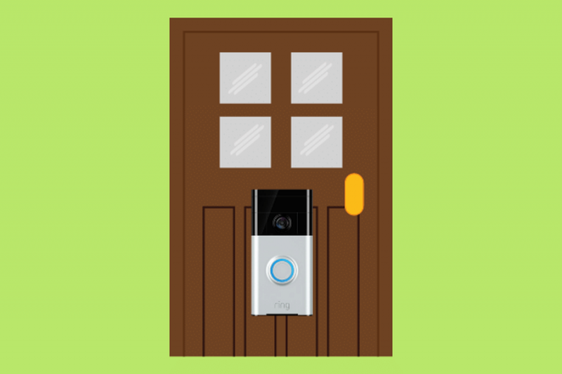 Kā uz durvīm uzstādīt zvana video durvju zvanu