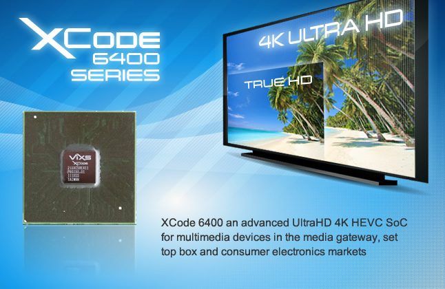ViXS System-on-Chip acceptă Ultra HD 4K