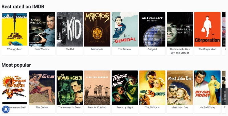   Cine Times est une interface de type Netflix pour parcourir tous les longs métrages sur YouTube que vous pouvez diffuser gratuitement