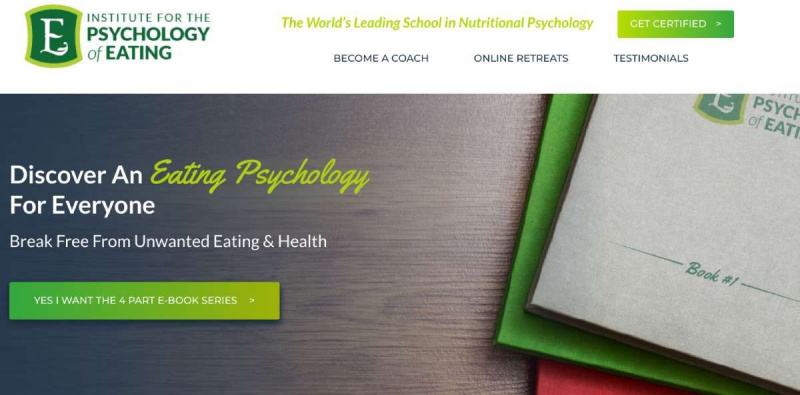   Ινστιτούτο Ψυχολογίας της Διατροφής's 4-part ebook series explains how and why you eat, as well as your relationship with food