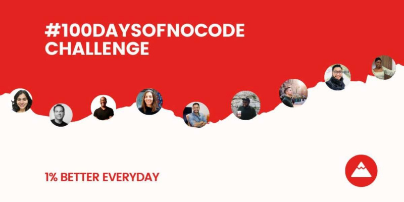   100 jours sans code enseigne les bases du sans code dans des leçons vidéo de 30 minutes chaque jour, de sorte que vous're never overwhelmed