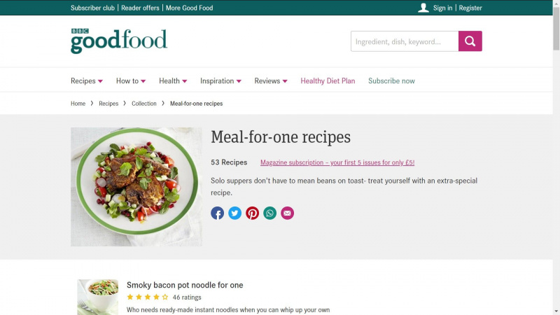   site de recette de bbc good food