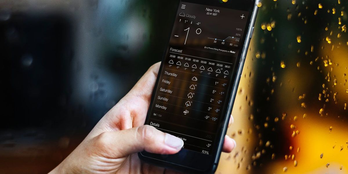 7 geriausios „iPhone“ orų programos