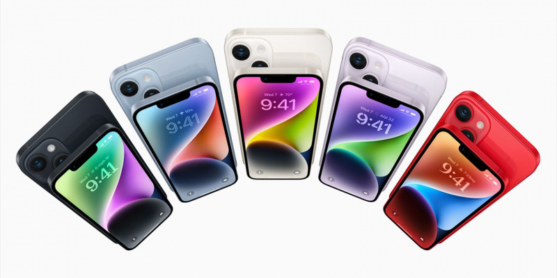   iPhone 14 värivalikoima