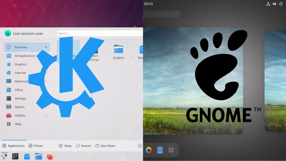 ¿Qué escritorio Linux debería usar? KDE frente a GNOME