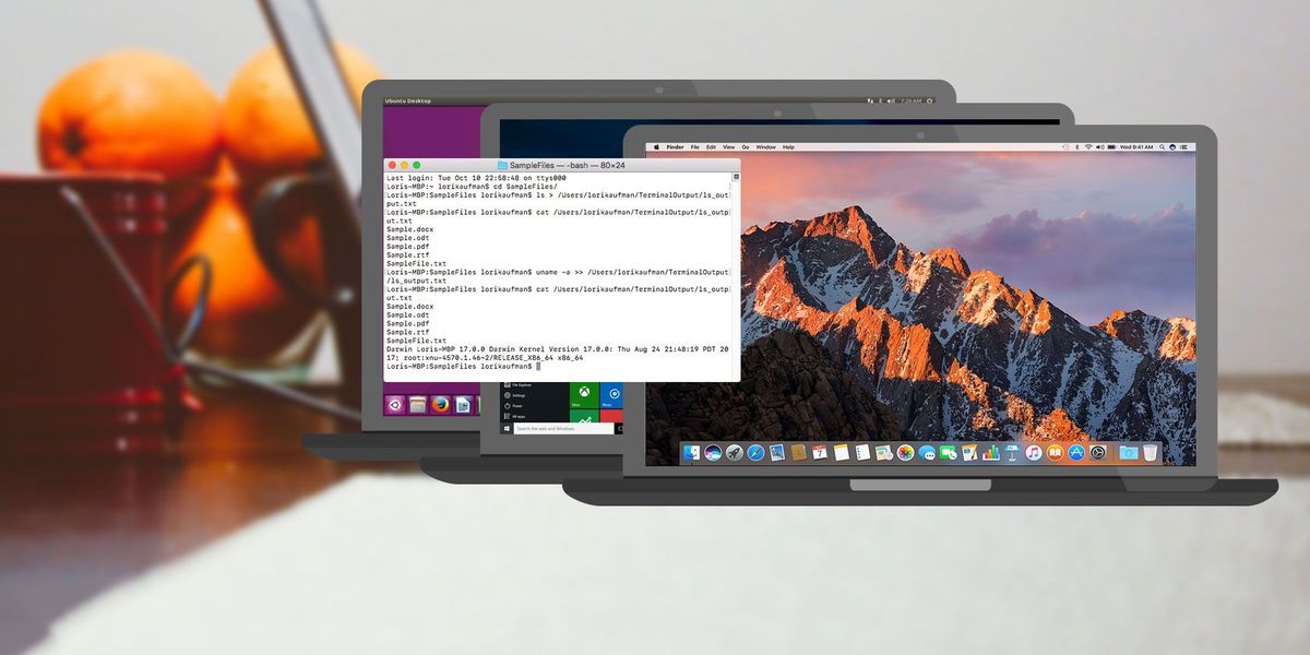 Comment enregistrer la sortie de la ligne de commande dans un fichier sous Windows, Mac et Linux