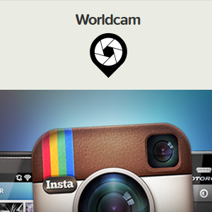Raskite „Instagram“ nuotraukas pagal vietą naudodami „Worldcam“