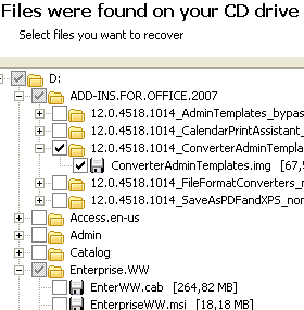 Ilmainen CD/DVD -tiedoston palautustyökalu - CD -palautustyökalut