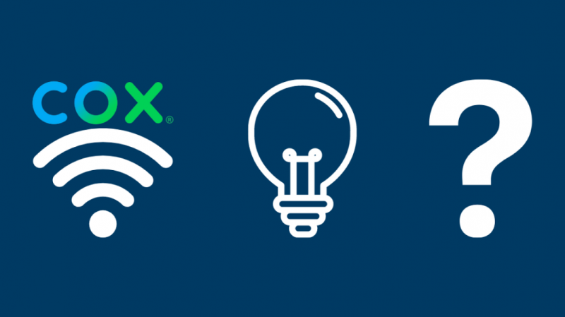 Cox Wi-Fi White Light: Como solucionar problemas em segundos