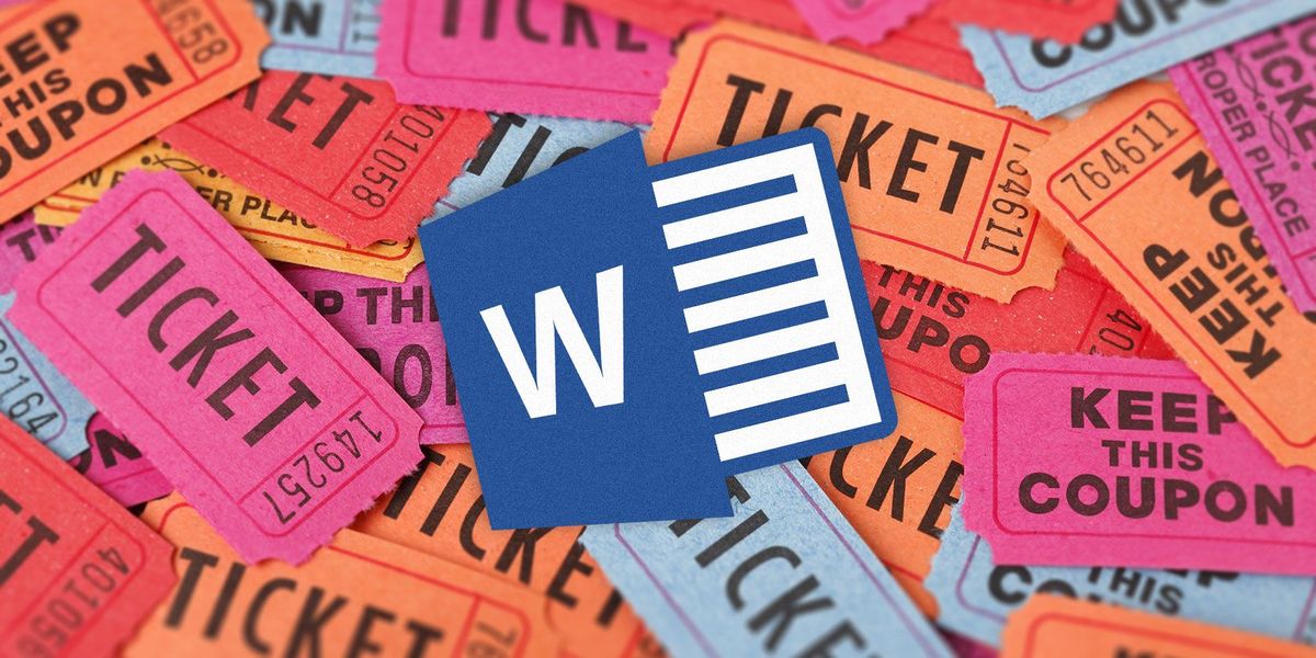 Cách nhận mẫu vé xổ số miễn phí cho Microsoft Word