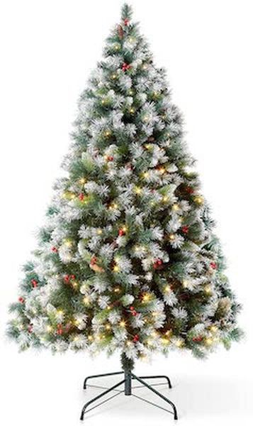 5FT كلوديا شجرة عيد الميلاد المضاءة