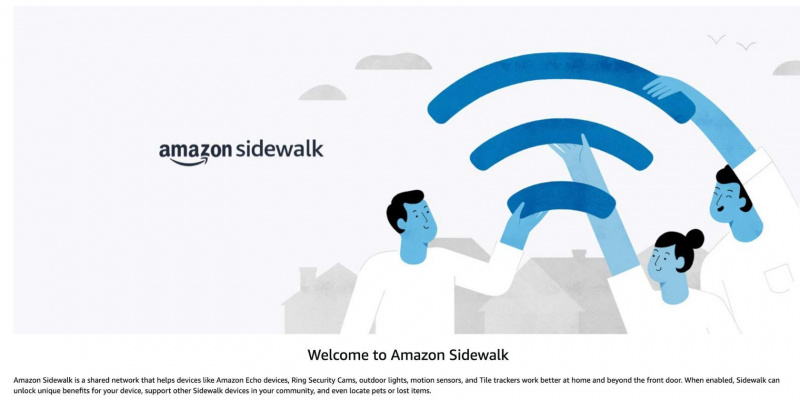   Amazon Sidewalk officiella sida
