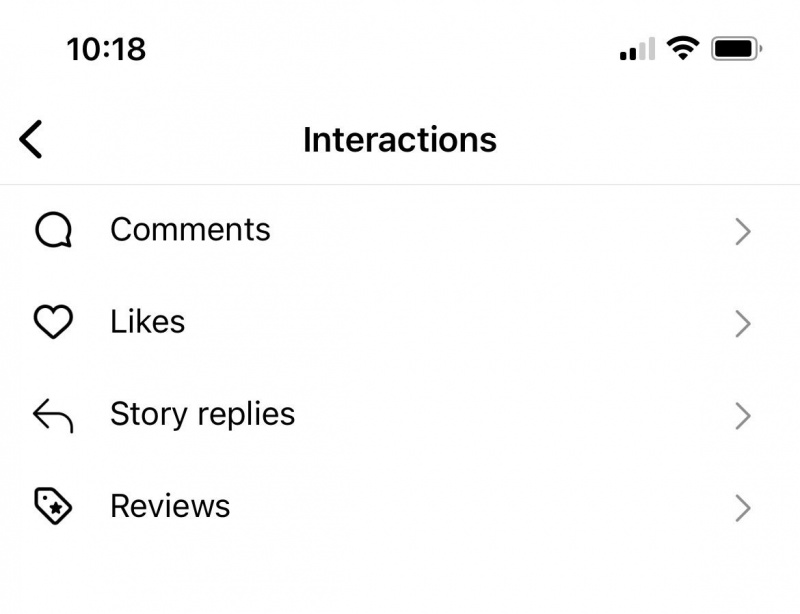   Instagram-interaktioner