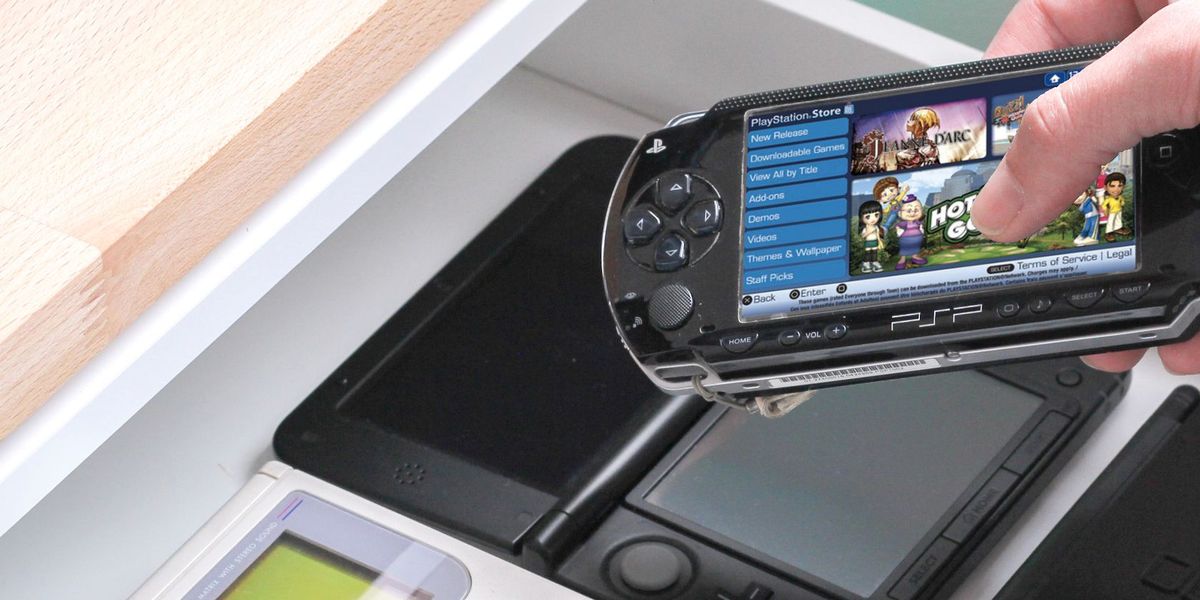 PSA: PSP -mänge saate ikkagi Sony kauplustest osta