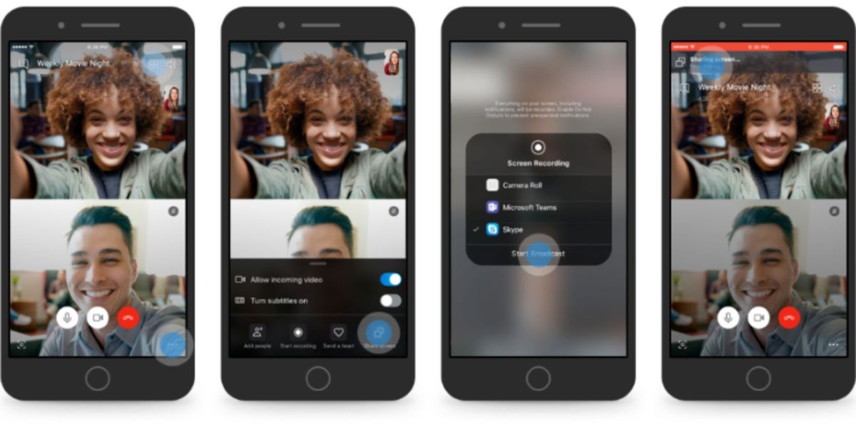 Sådan deler du din skærm på mobilen ved hjælp af Skype