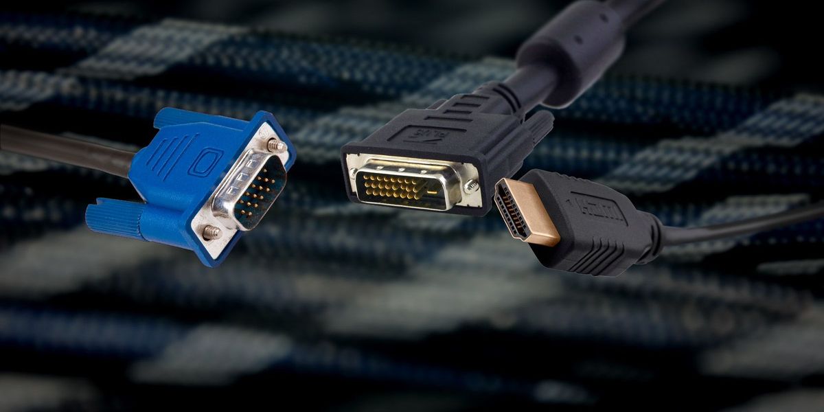 Pojasnjene vrste video kablov: razlike med priključki VGA, DVI in HDMI