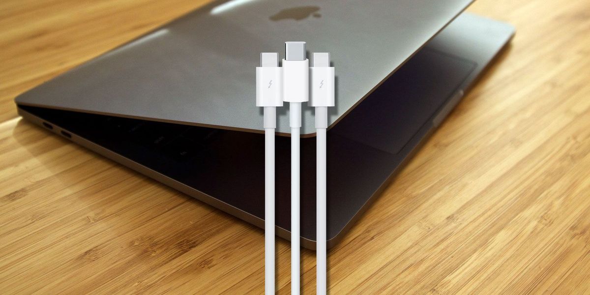 USB-C- ja Thunderbolt-kaapelit ja -portit MacBookissa