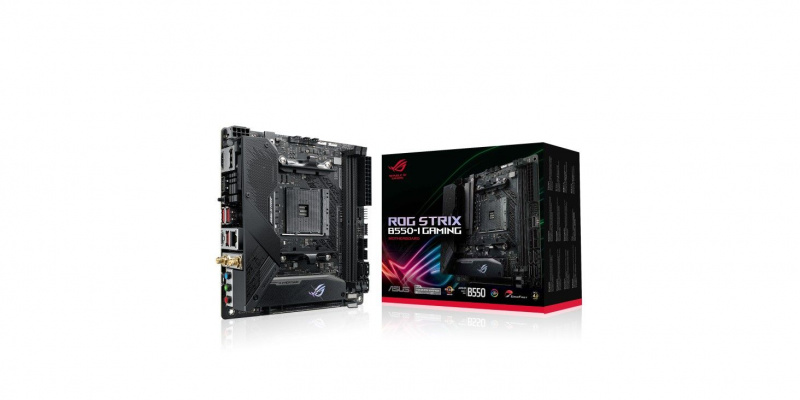   Asus ROG Strix B550-I Gaming Mini-ITX moderkort med PCIe 4.0