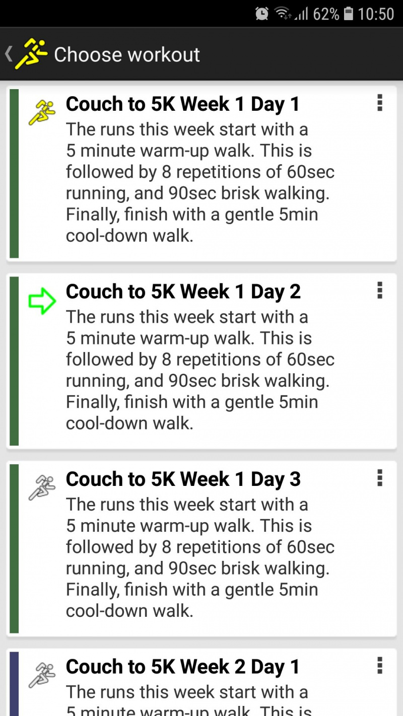   Desde el sofá móvil RunDouble hasta el entrenamiento de la aplicación de entrenamiento 5K