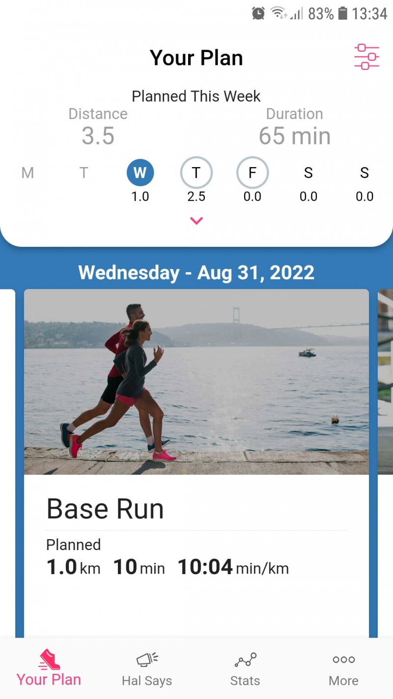   Run With Hal, la aplicación móvil de seguimiento de ejecución de su plan