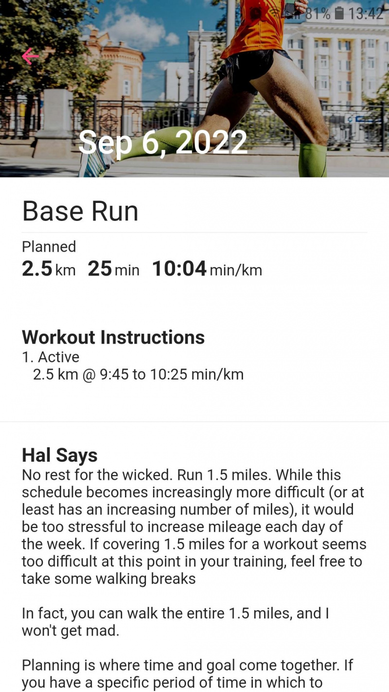   Run With Hal running tracker aplicación móvil base run