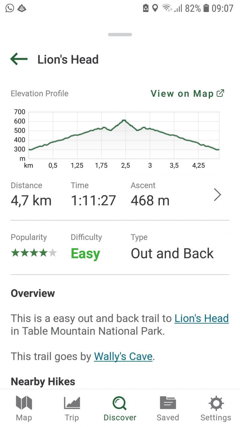   Gaia GPS žygių mobilioji programėlė liūto galva